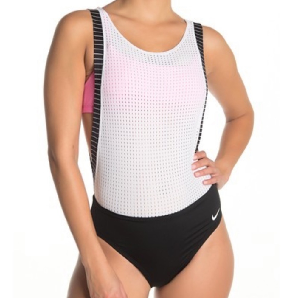 Nike Convertible Layered One Piece Swimsuit